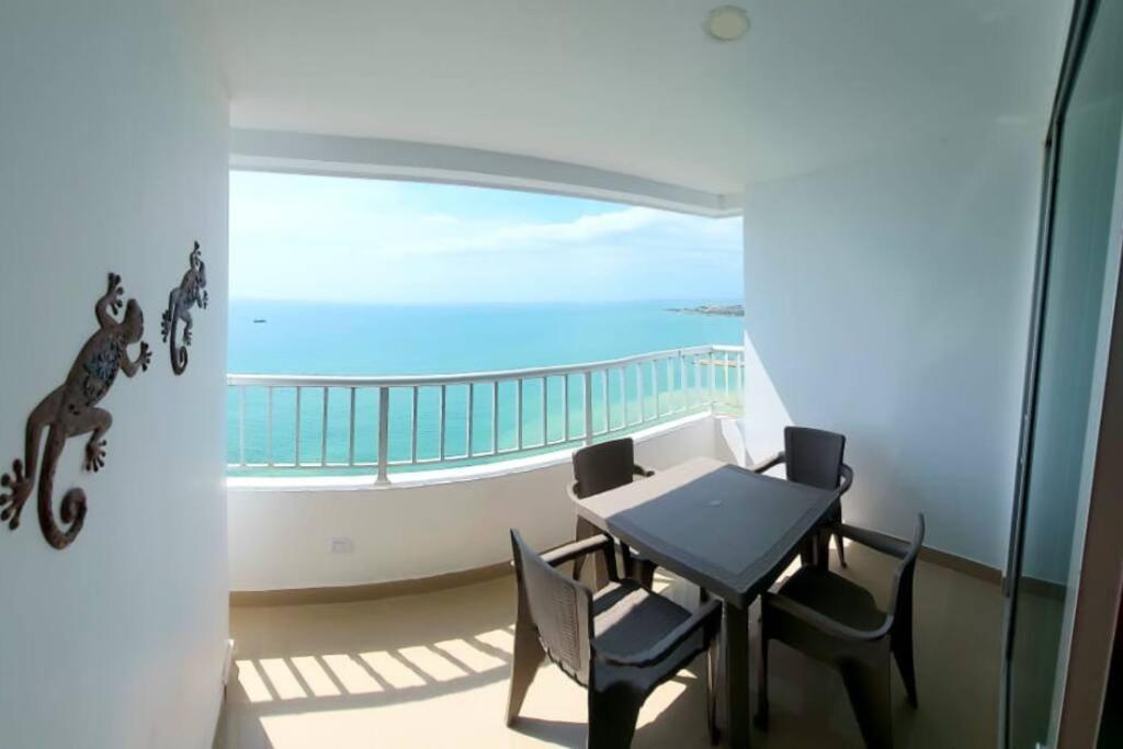 Hermoso Apartamento Vista Al Mar. Edf Palmetto 1 . Cartagena Ngoại thất bức ảnh