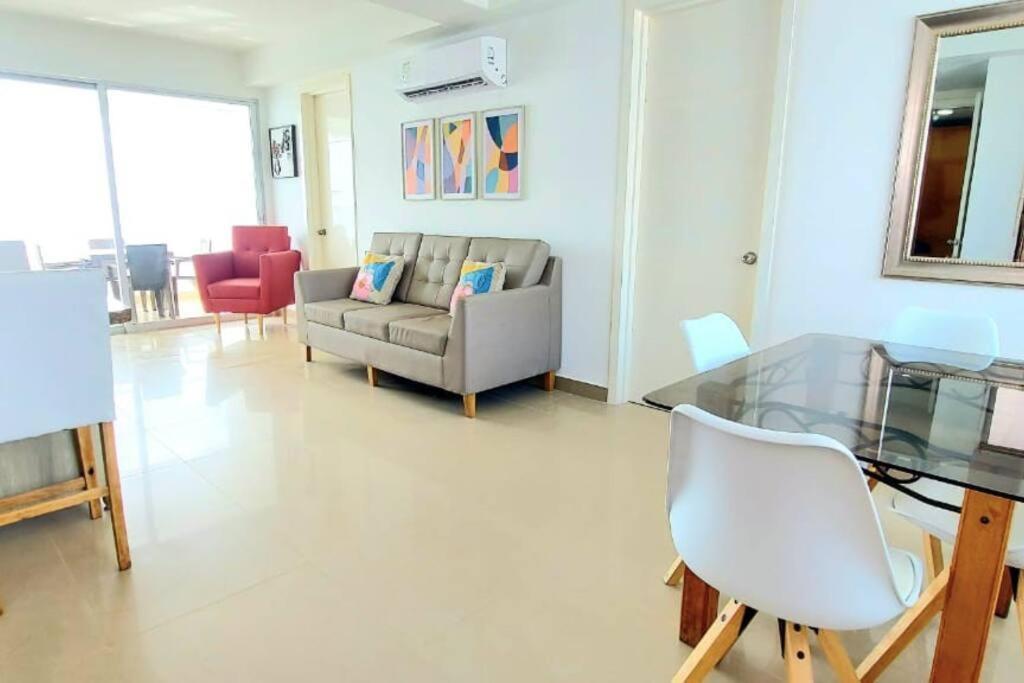Hermoso Apartamento Vista Al Mar. Edf Palmetto 1 . Cartagena Ngoại thất bức ảnh