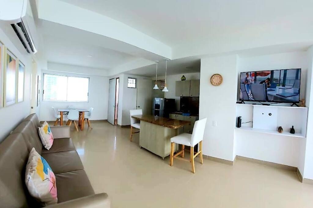 Hermoso Apartamento Vista Al Mar. Edf Palmetto 1 . Cartagena Ngoại thất bức ảnh